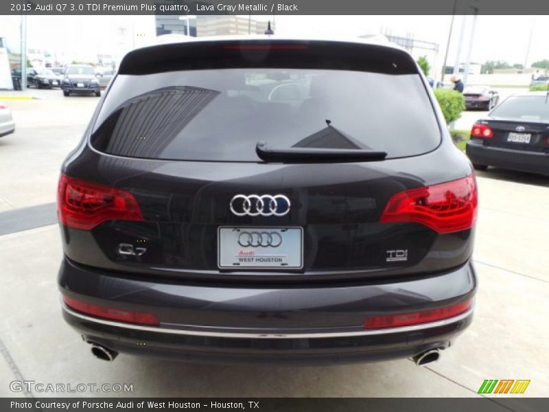 Lava Gray Metallic / Black 2015 Audi Q7 3.0 TDI Premium Plus quattro