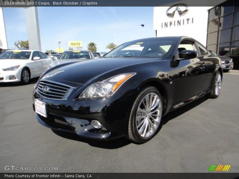Black Obsidian / Graphite 2014 Infiniti Q60 S Coupe