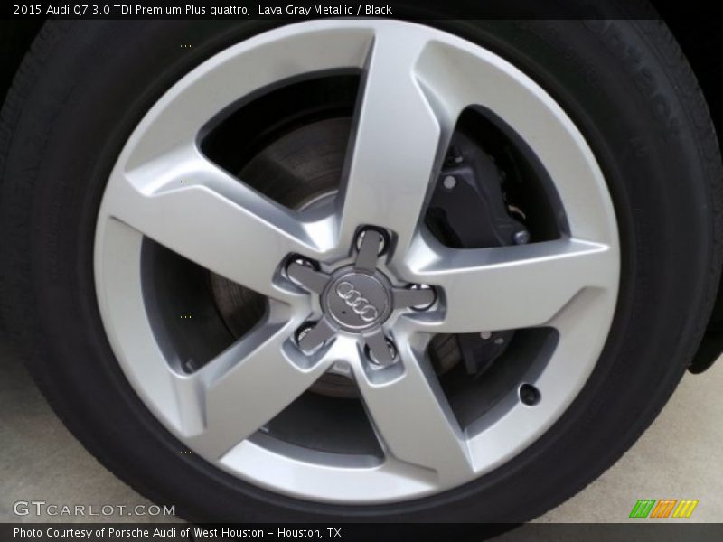 Lava Gray Metallic / Black 2015 Audi Q7 3.0 TDI Premium Plus quattro