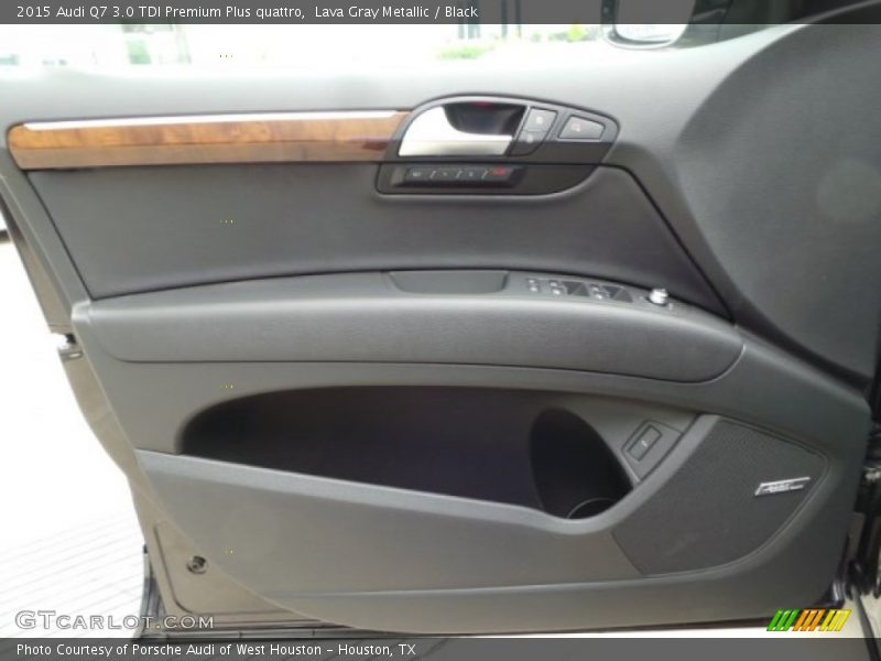Lava Gray Metallic / Black 2015 Audi Q7 3.0 TDI Premium Plus quattro