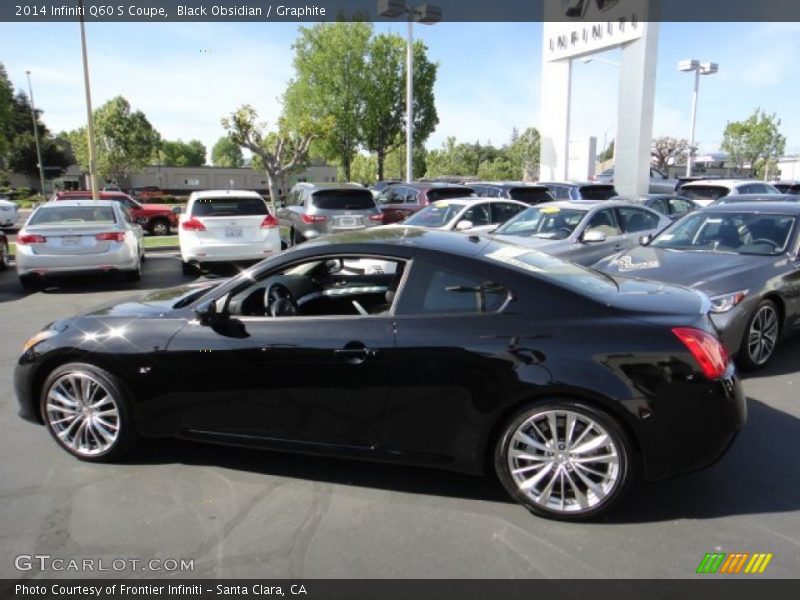 Black Obsidian / Graphite 2014 Infiniti Q60 S Coupe