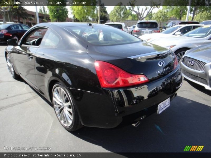 Black Obsidian / Graphite 2014 Infiniti Q60 S Coupe
