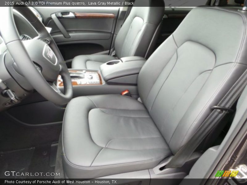 Lava Gray Metallic / Black 2015 Audi Q7 3.0 TDI Premium Plus quattro
