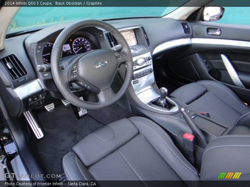 Black Obsidian / Graphite 2014 Infiniti Q60 S Coupe