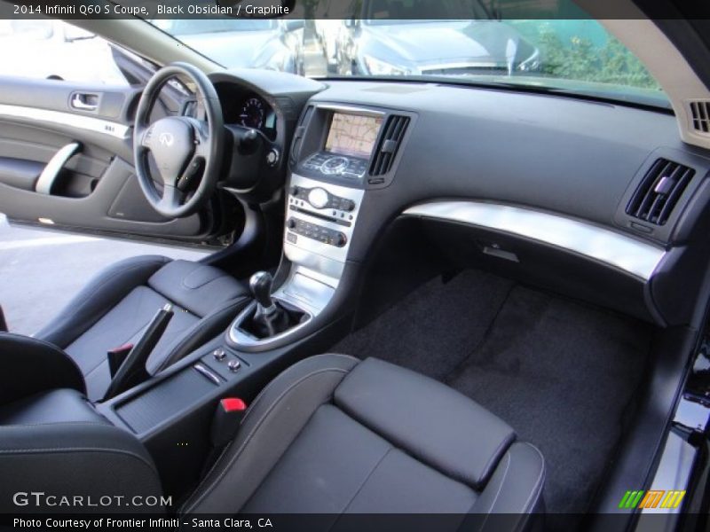 Black Obsidian / Graphite 2014 Infiniti Q60 S Coupe