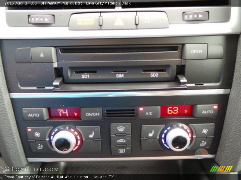 Lava Gray Metallic / Black 2015 Audi Q7 3.0 TDI Premium Plus quattro