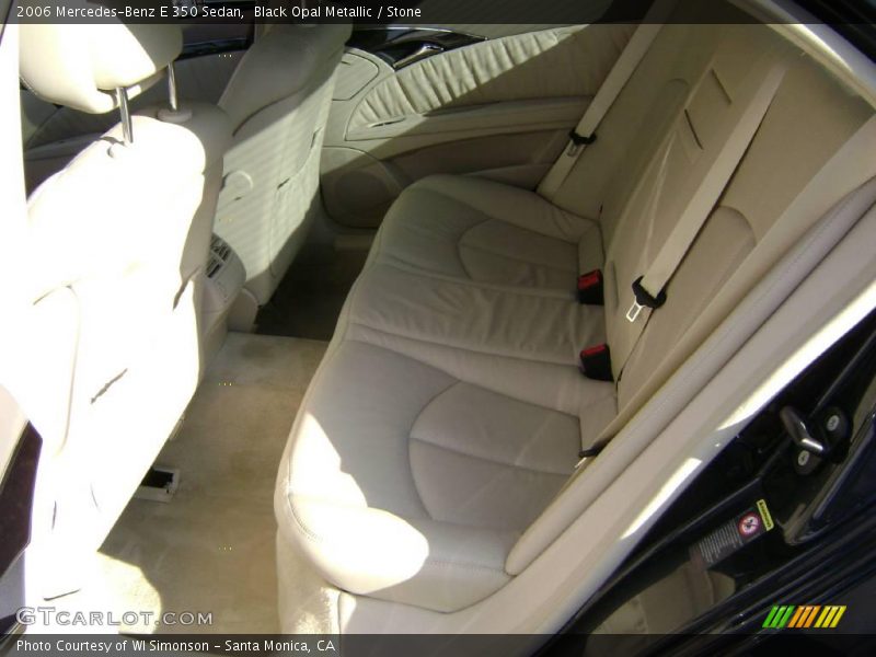 Black Opal Metallic / Stone 2006 Mercedes-Benz E 350 Sedan