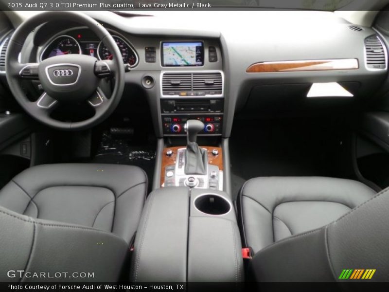 Lava Gray Metallic / Black 2015 Audi Q7 3.0 TDI Premium Plus quattro
