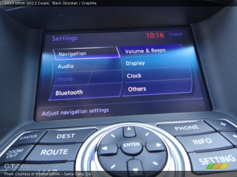 Black Obsidian / Graphite 2014 Infiniti Q60 S Coupe