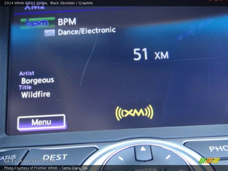 Black Obsidian / Graphite 2014 Infiniti Q60 S Coupe