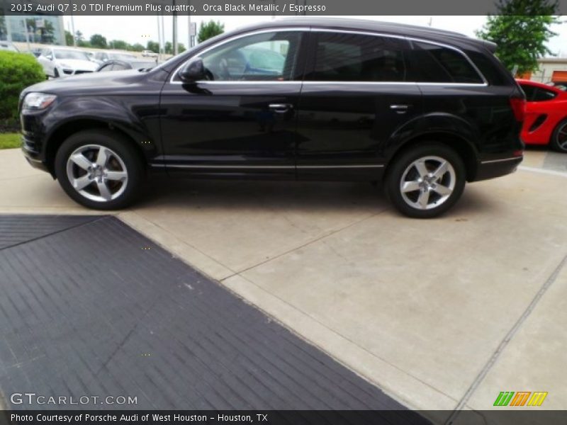 Orca Black Metallic / Espresso 2015 Audi Q7 3.0 TDI Premium Plus quattro