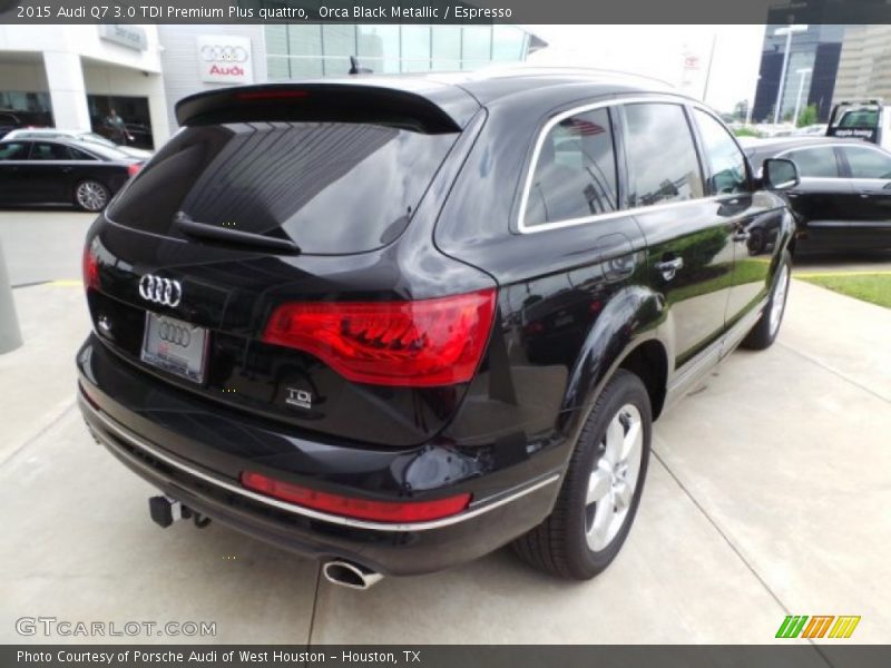 Orca Black Metallic / Espresso 2015 Audi Q7 3.0 TDI Premium Plus quattro