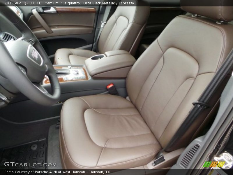 Front Seat of 2015 Q7 3.0 TDI Premium Plus quattro