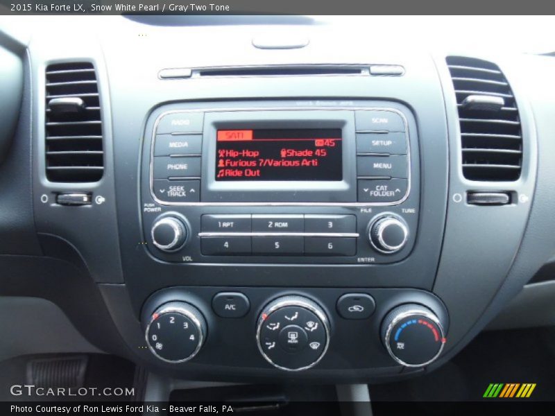 Snow White Pearl / Gray Two Tone 2015 Kia Forte LX