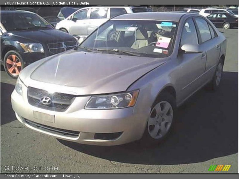 Golden Beige / Beige 2007 Hyundai Sonata GLS