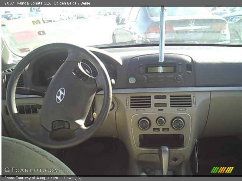 Golden Beige / Beige 2007 Hyundai Sonata GLS