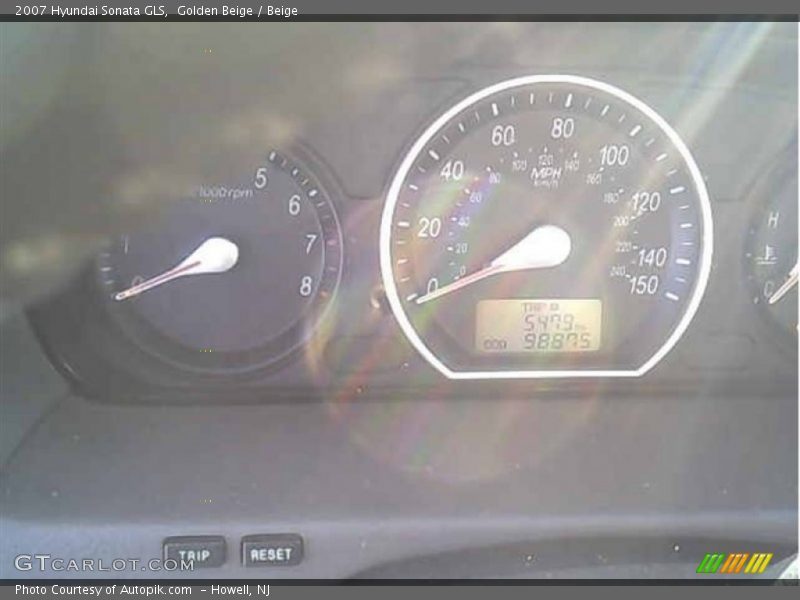 Golden Beige / Beige 2007 Hyundai Sonata GLS