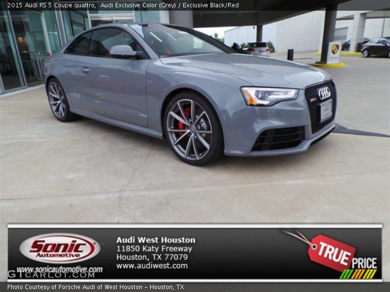 Audi Exclusive Color (Grey) / Exclusive Black/Red 2015 Audi RS 5 Coupe quattro