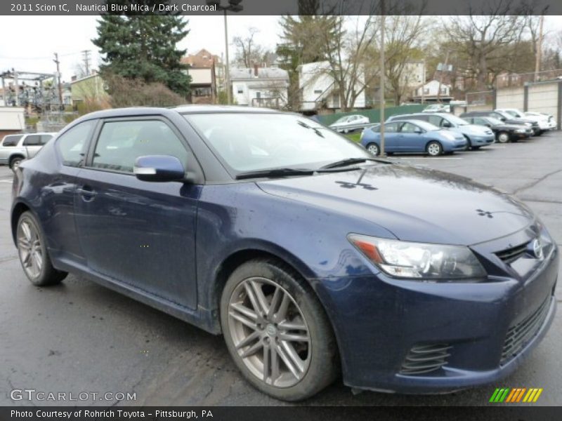 Nautical Blue Mica / Dark Charcoal 2011 Scion tC