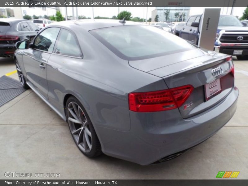 Audi Exclusive Color (Grey) / Exclusive Black/Red 2015 Audi RS 5 Coupe quattro