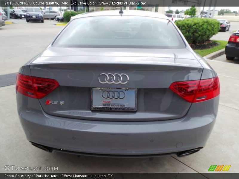 Audi Exclusive Color (Grey) / Exclusive Black/Red 2015 Audi RS 5 Coupe quattro