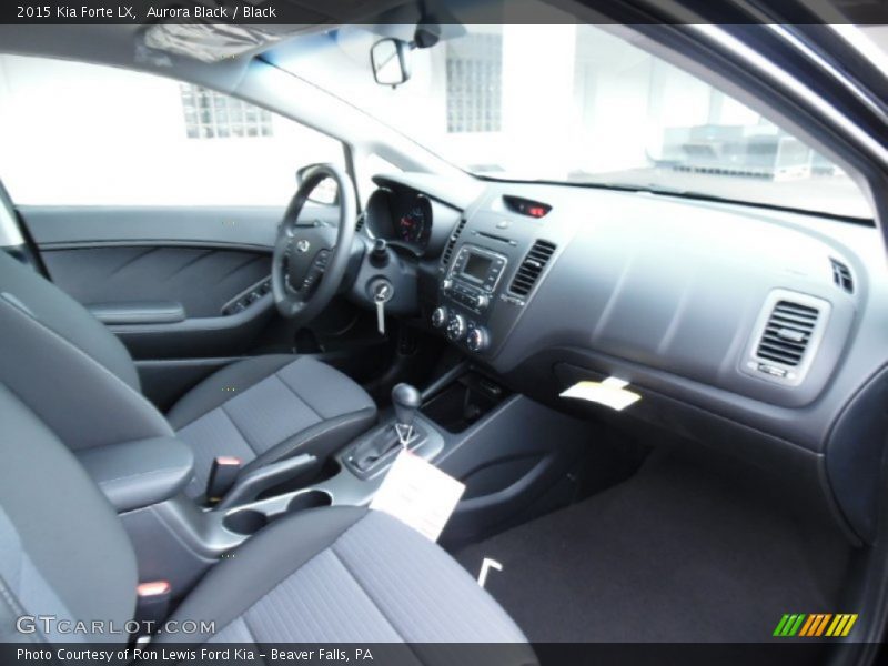 Aurora Black / Black 2015 Kia Forte LX