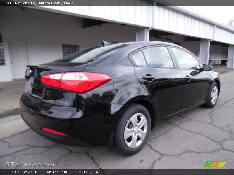 Aurora Black / Black 2015 Kia Forte LX