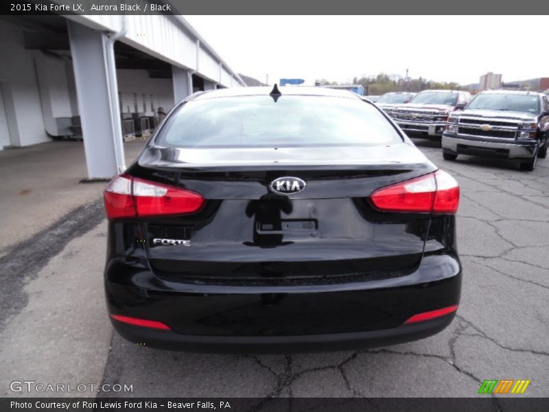 Aurora Black / Black 2015 Kia Forte LX