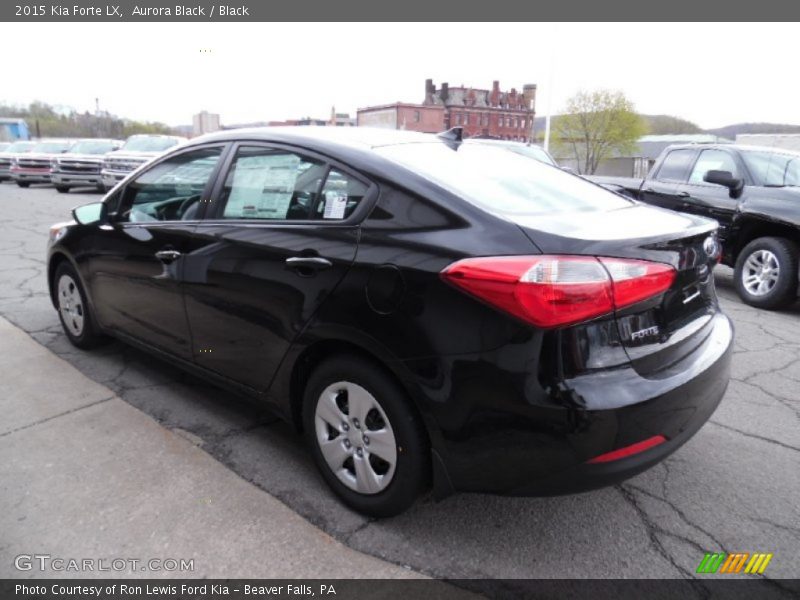 Aurora Black / Black 2015 Kia Forte LX