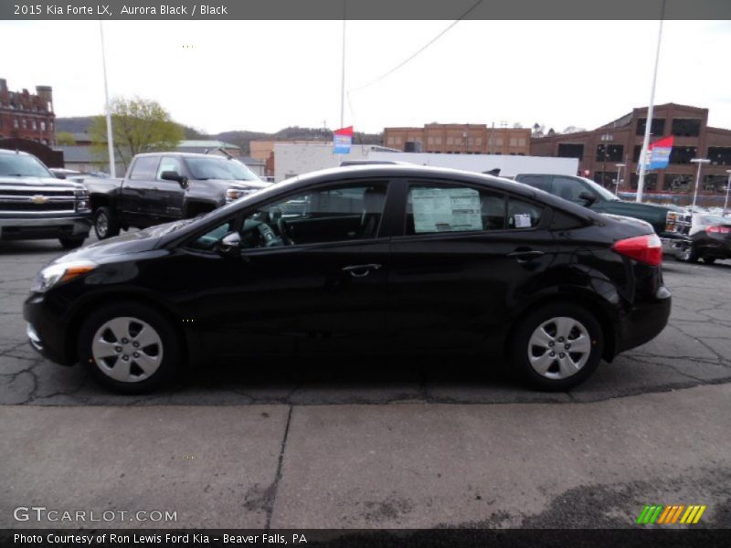 Aurora Black / Black 2015 Kia Forte LX