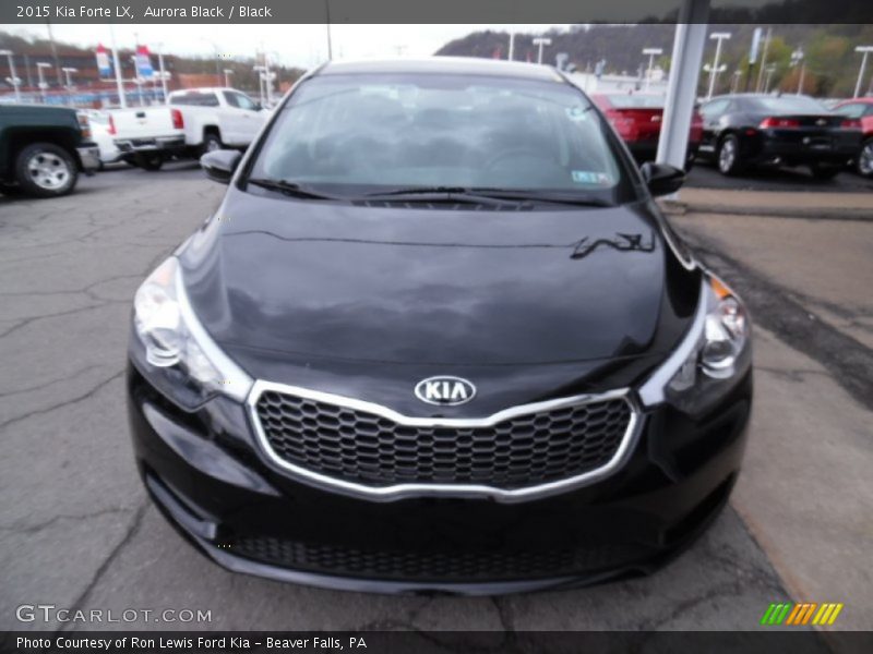Aurora Black / Black 2015 Kia Forte LX