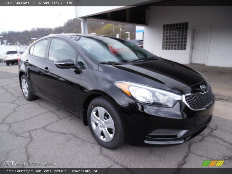 Aurora Black / Black 2015 Kia Forte LX