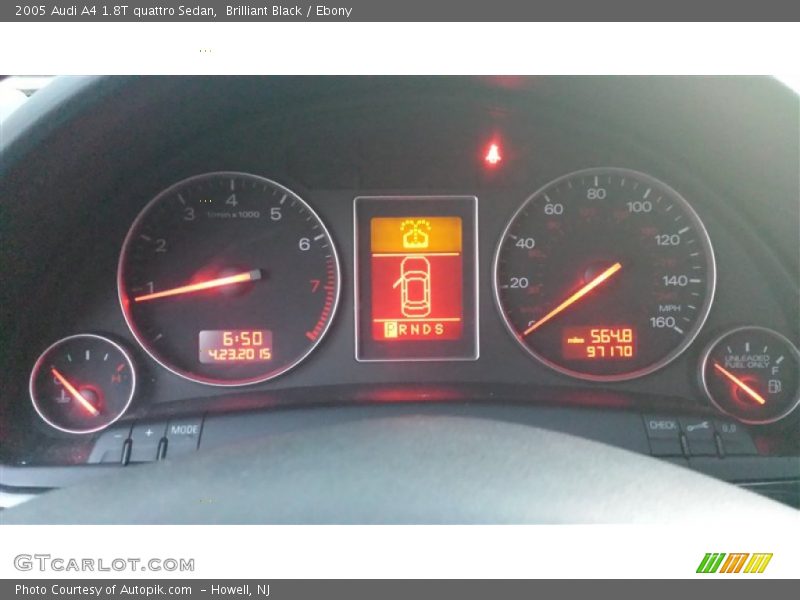  2005 A4 1.8T quattro Sedan 1.8T quattro Sedan Gauges