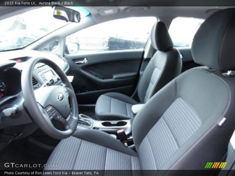 Aurora Black / Black 2015 Kia Forte LX