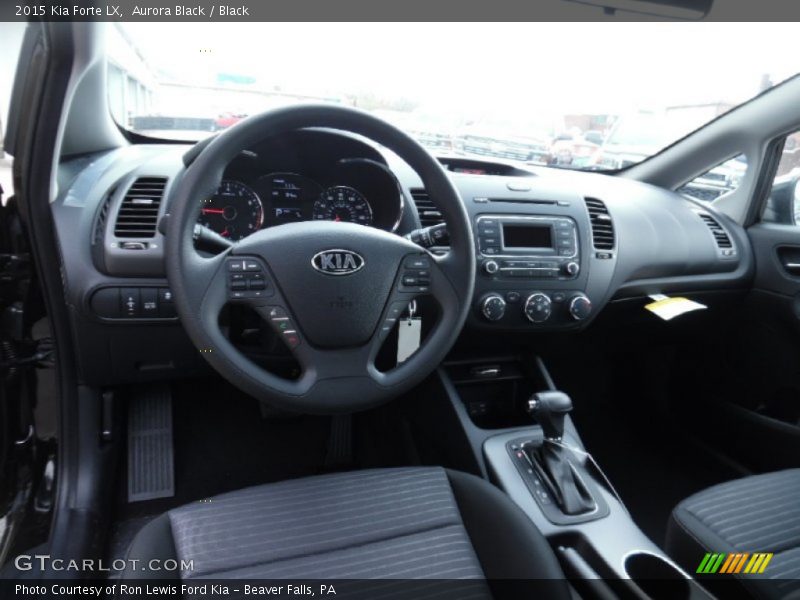 Aurora Black / Black 2015 Kia Forte LX