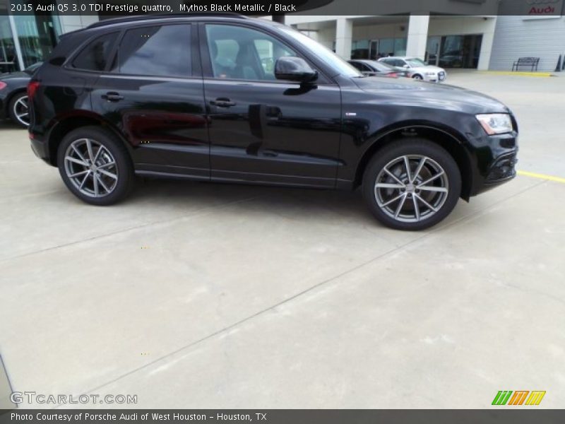 Mythos Black Metallic / Black 2015 Audi Q5 3.0 TDI Prestige quattro