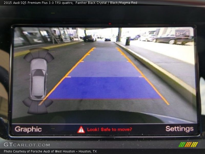 Panther Black Crystal / Black/Magma Red 2015 Audi SQ5 Premium Plus 3.0 TFSI quattro