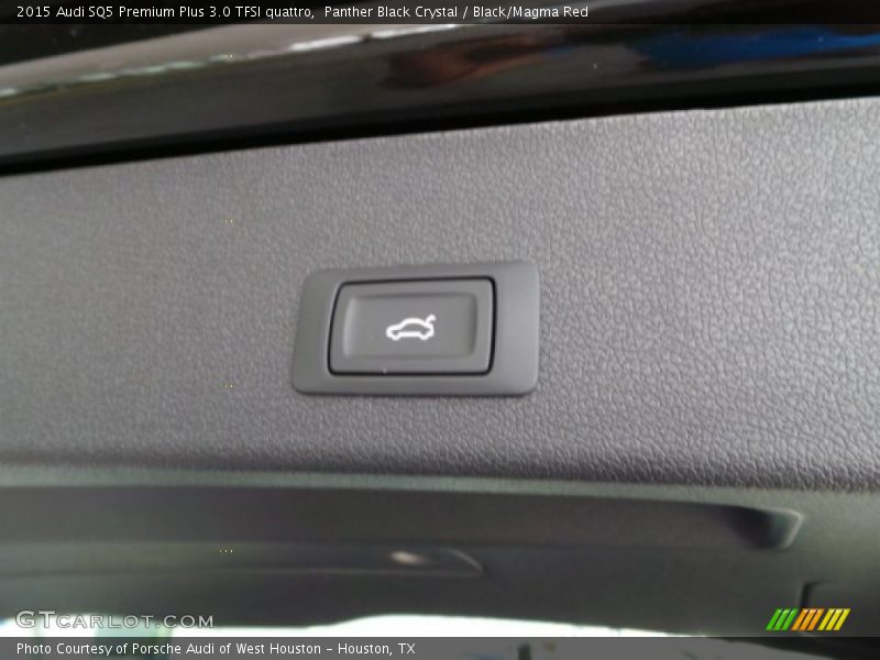 Panther Black Crystal / Black/Magma Red 2015 Audi SQ5 Premium Plus 3.0 TFSI quattro