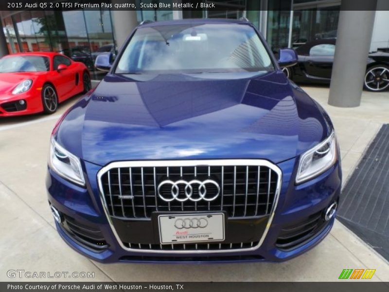 Scuba Blue Metallic / Black 2015 Audi Q5 2.0 TFSI Premium Plus quattro