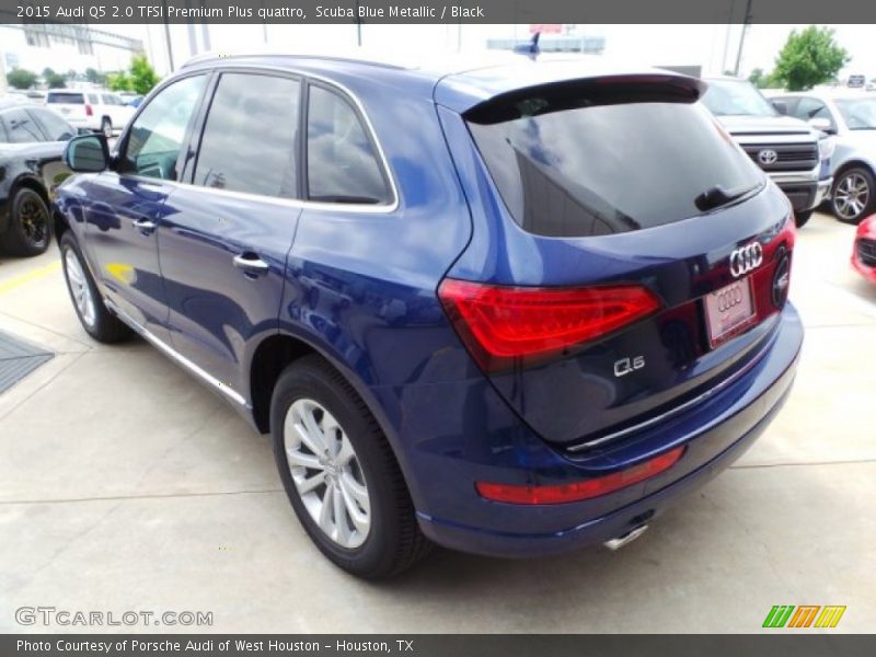 Scuba Blue Metallic / Black 2015 Audi Q5 2.0 TFSI Premium Plus quattro