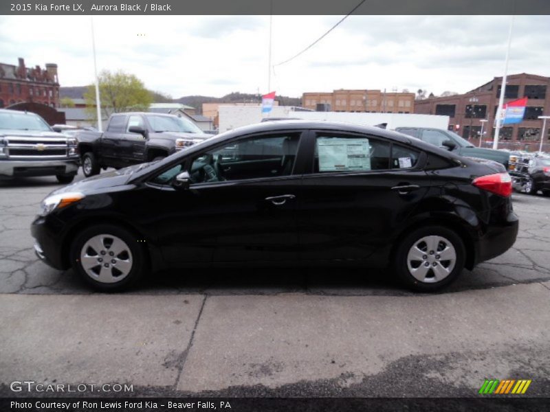 Aurora Black / Black 2015 Kia Forte LX