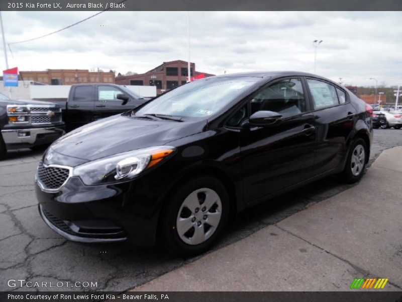 Aurora Black / Black 2015 Kia Forte LX