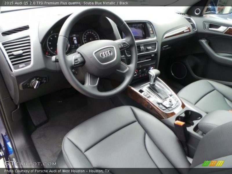 Scuba Blue Metallic / Black 2015 Audi Q5 2.0 TFSI Premium Plus quattro