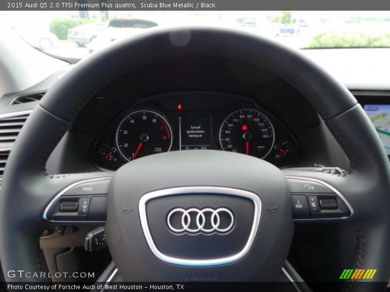 Scuba Blue Metallic / Black 2015 Audi Q5 2.0 TFSI Premium Plus quattro