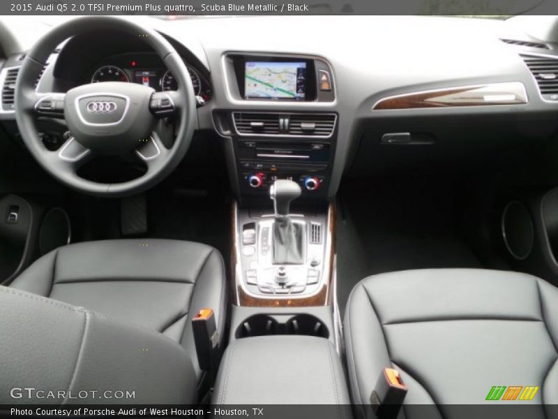 Scuba Blue Metallic / Black 2015 Audi Q5 2.0 TFSI Premium Plus quattro