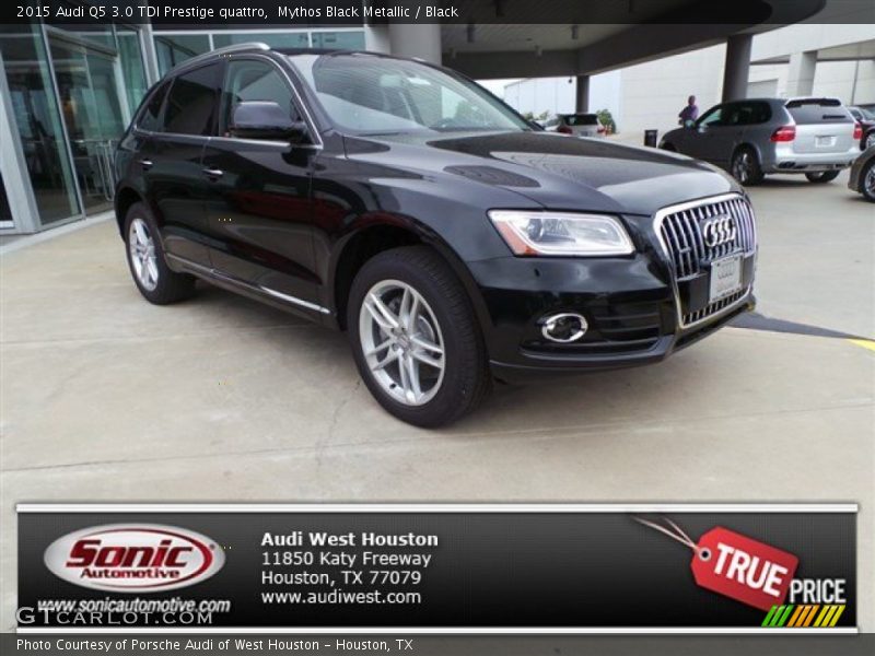 Mythos Black Metallic / Black 2015 Audi Q5 3.0 TDI Prestige quattro