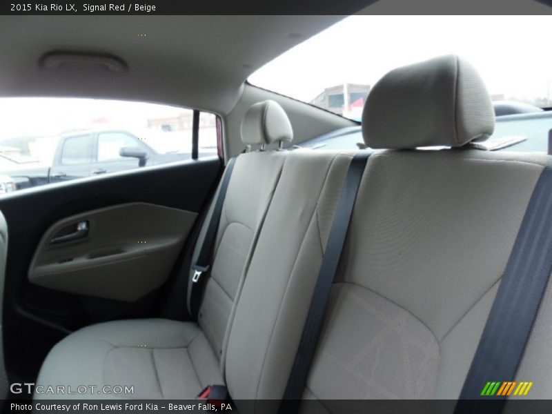 Signal Red / Beige 2015 Kia Rio LX
