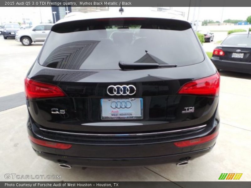 Mythos Black Metallic / Black 2015 Audi Q5 3.0 TDI Prestige quattro