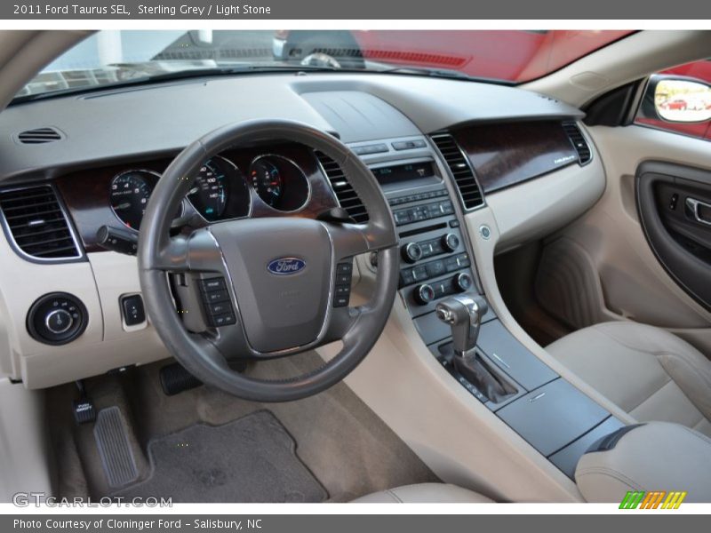 Sterling Grey / Light Stone 2011 Ford Taurus SEL