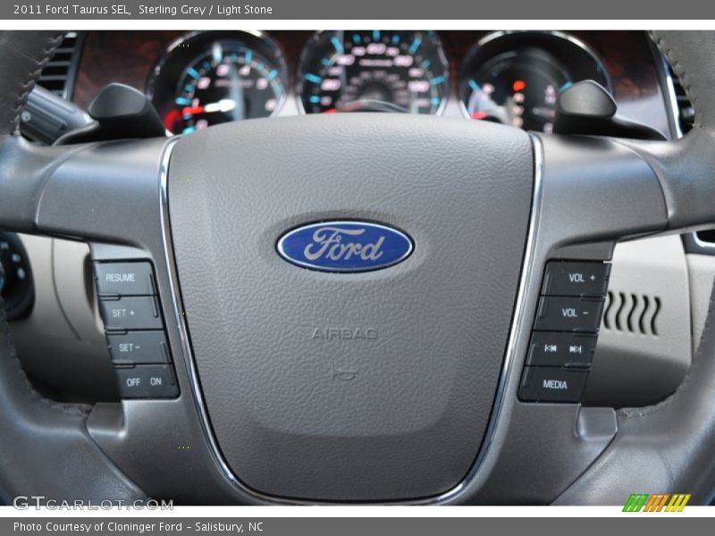 Sterling Grey / Light Stone 2011 Ford Taurus SEL